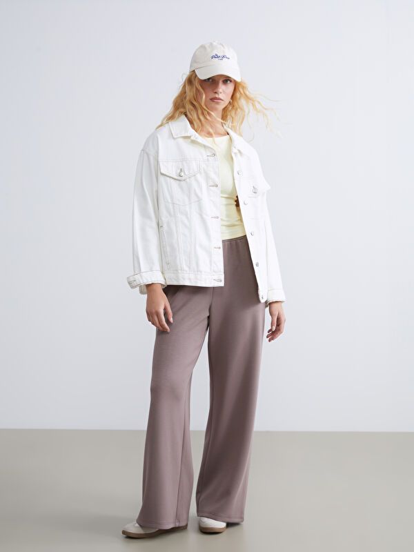 Moudda LC Waikiki - Pantalon en jersey Femme Brun - Tunisie 1