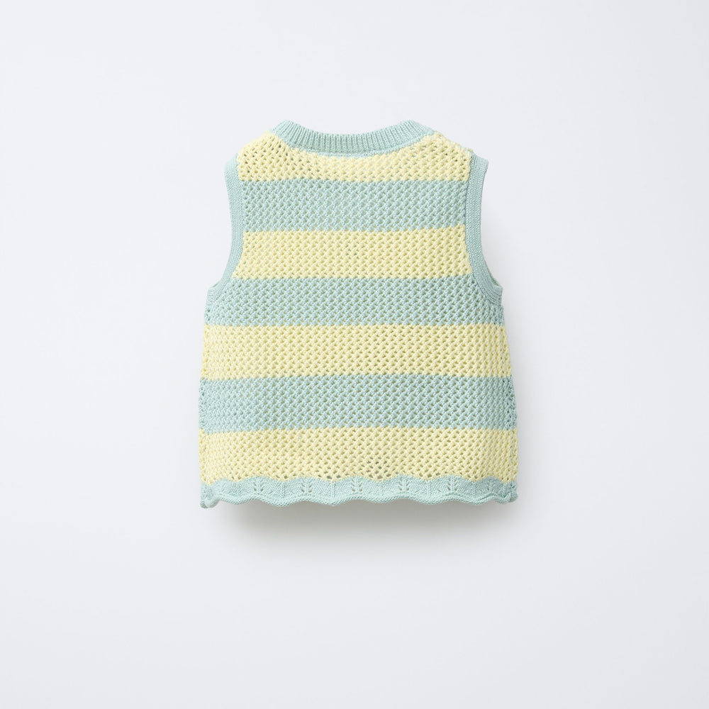 Moudda ZARA - Top Maille Enfant - Rayures Bicolores (6T) - Tunisie 2