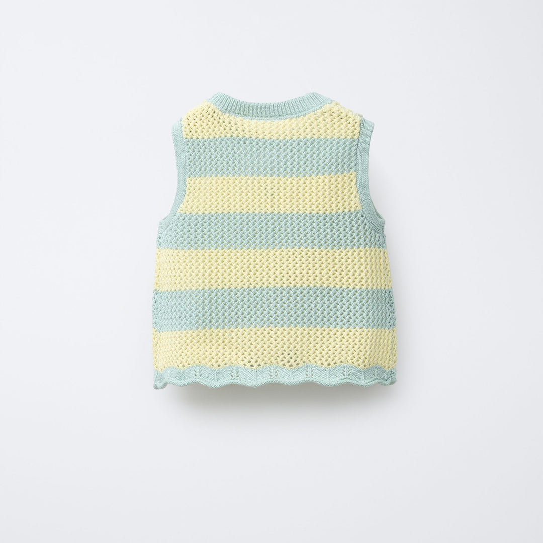 Moudda ZARA - Top Maille Enfant - Rayures Bicolores (6T) - Tunisie 2