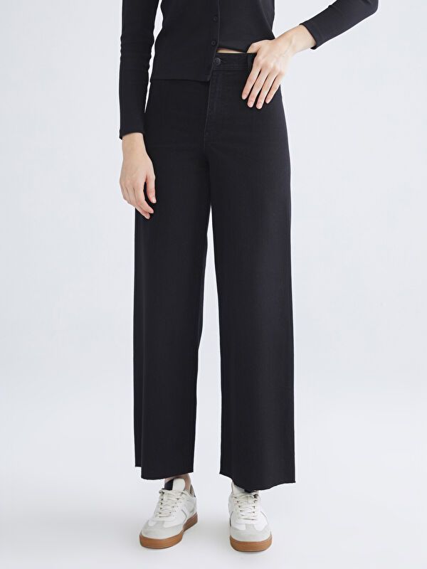 Moudda LC Waikiki - Pantalon jean tissé basique Femme Rodéo noir+m - Tunisie 2