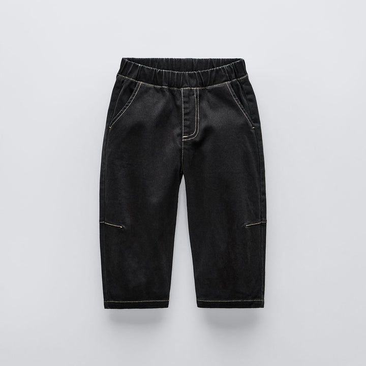 Moudda ZARA - Pantalon enfant Dobby brossé, plissé, facile à enfiler - Tunisie 2