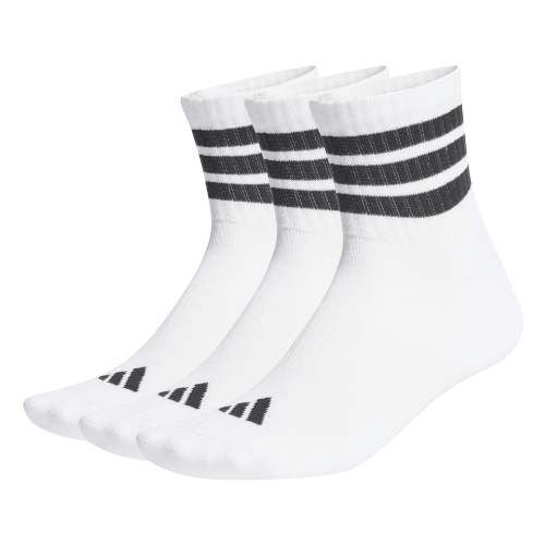 Moudda Adidas - CHAUSSETTES MI-MONTANTES SPORTSWEAR REMBOURRÉES 3 BANDES (3 PAIRES) - Tunisie 1