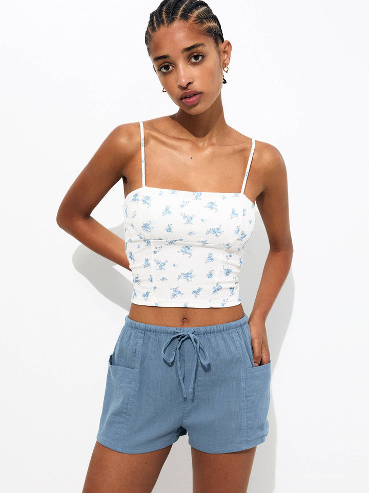 Moudda PULL & BEAR - Bermuda Basique Bambula Coton - Tunisie 1