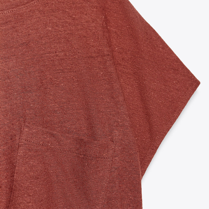 Moudda ZARA - T-Shirt - Manches Courtes, Col Rond & Coton/Lin - Tunisie 3
