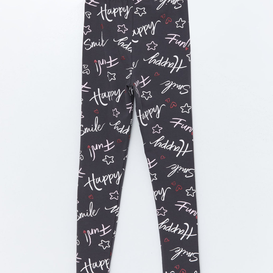 Moudda LC Waikiki - T-shirt en jersey stretch Fille Impression anthracite - Tunisie 2