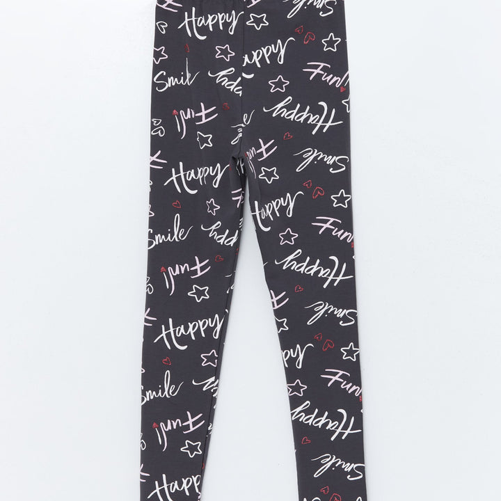 Moudda LC Waikiki - T-shirt en jersey stretch Fille Impression anthracite - Tunisie 2