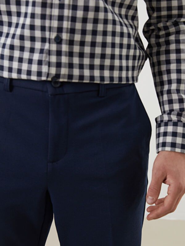 Moudda LC Waikiki - Pantalon chino tissé moyen Homme Mélange indigo - Tunisie 3