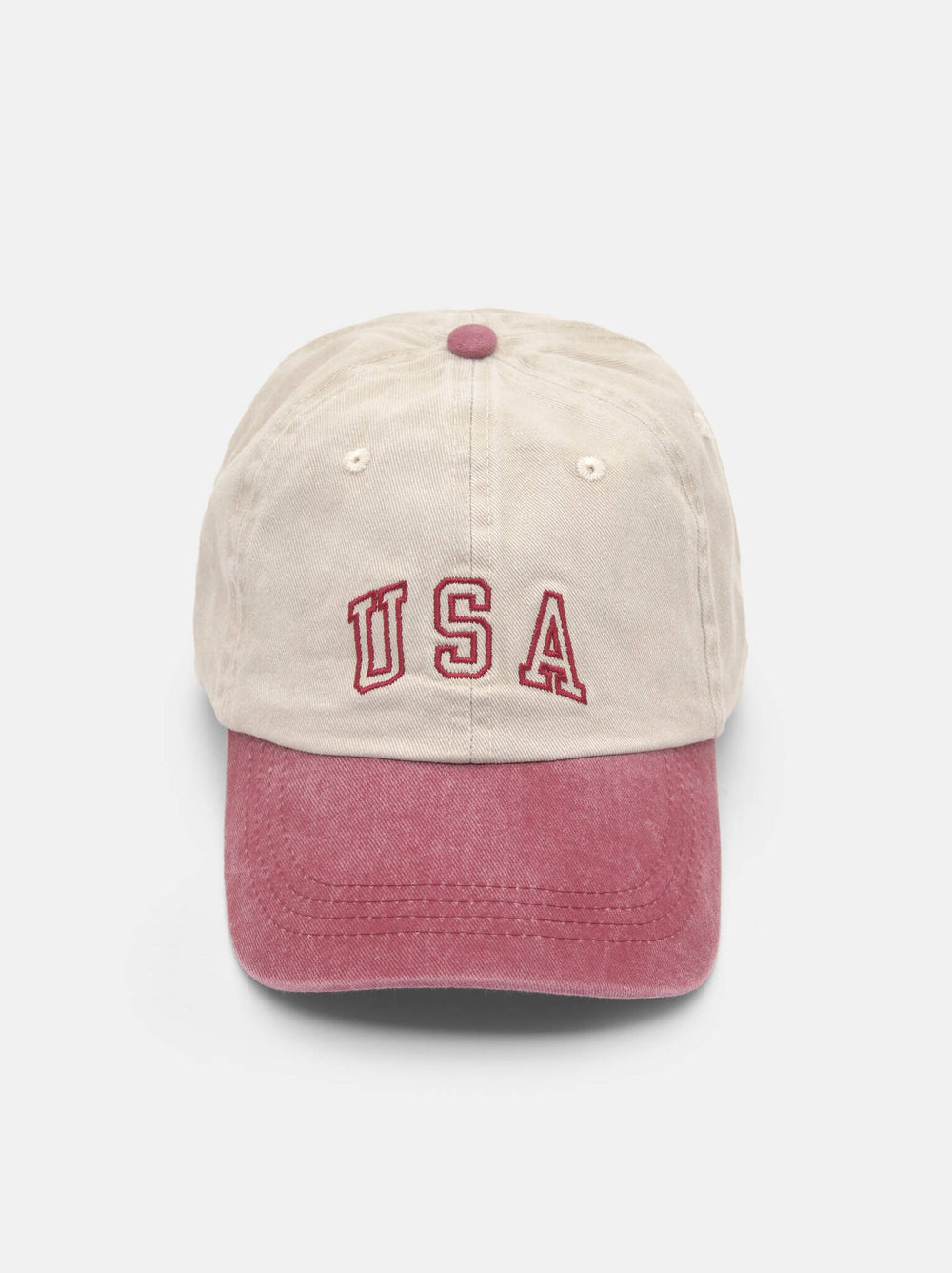 Moudda PULL & BEAR - Casquette Bicolore Lavée - USA - Tunisie 2