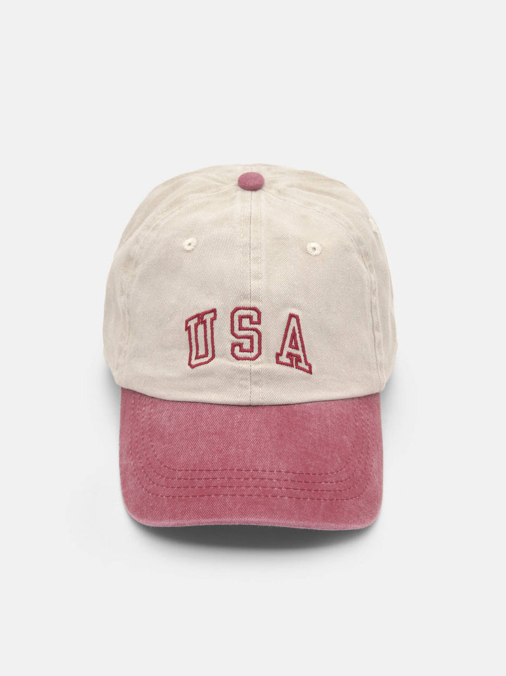 Moudda PULL & BEAR - Casquette Bicolore Lavée - USA - Tunisie 2