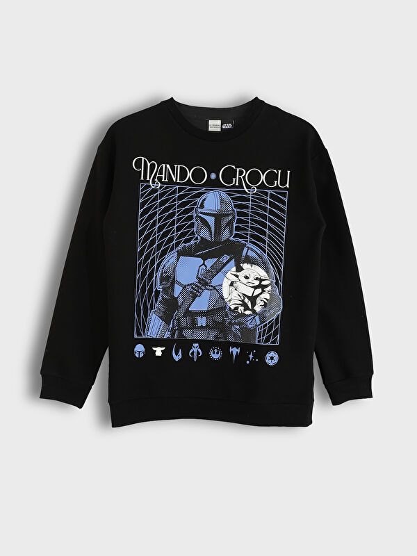 Moudda LC Waikiki - Sweatshirt en jersey sous licence Garçon Noir - Tunisie 1