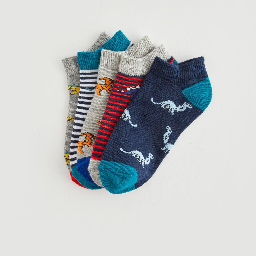 Moudda LC Waikiki - Chaussettes pour sneakers Garçon Fil mélangé teint - Tunisie 2