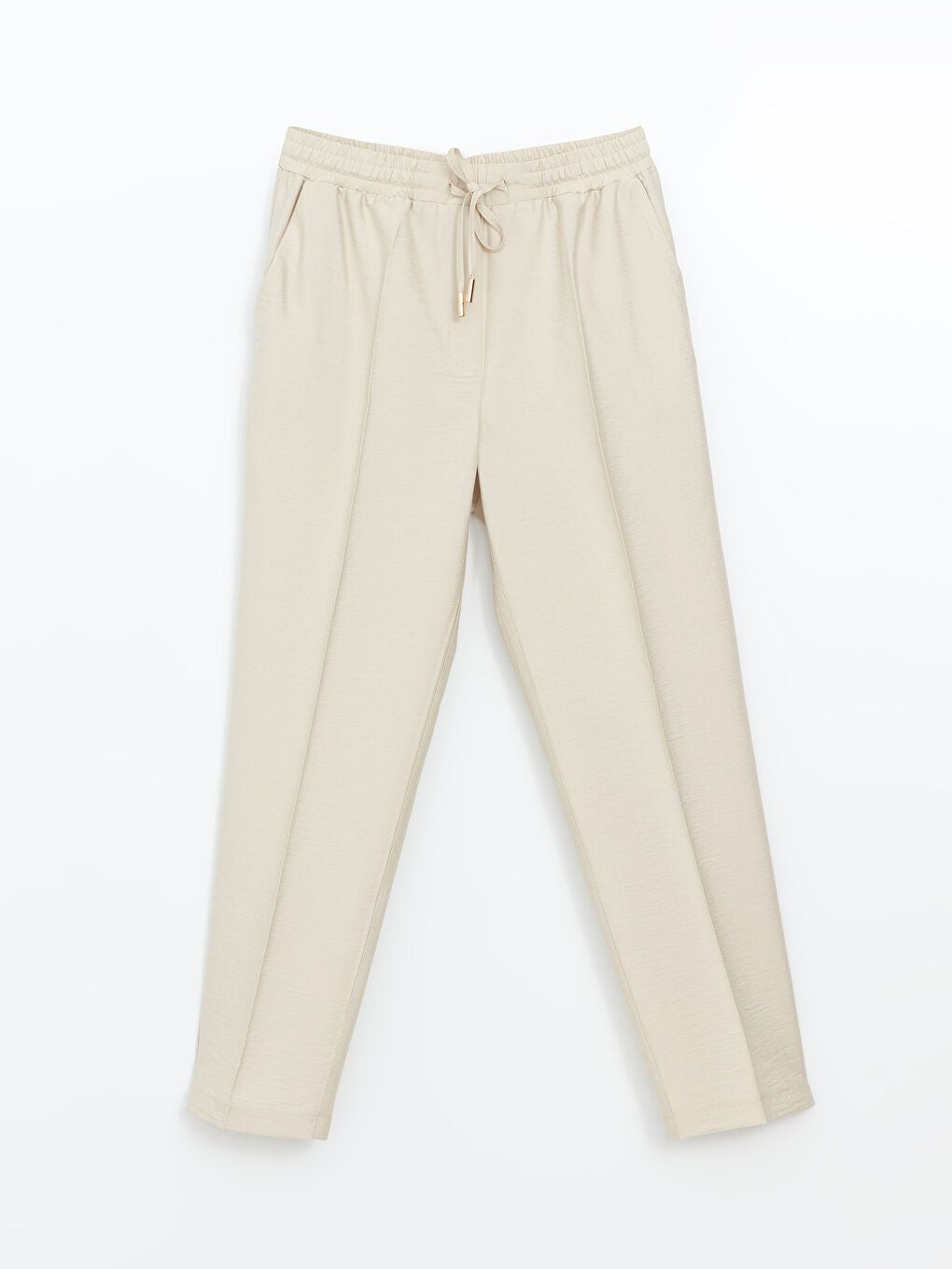 Moudda LC Waikiki - Pantalon tissé fin Femme Gris clair - Tunisie 1