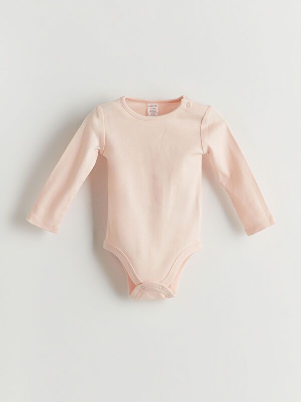 Moudda LC Waikiki - Body jersey imprimé manches longues sport Fille Impression rose terne - Tunisie 5