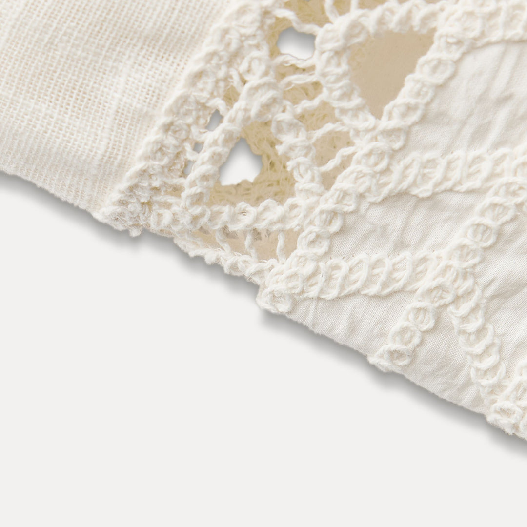 Moudda ZARA - Set top manches courtes crochet - Tunisie 4