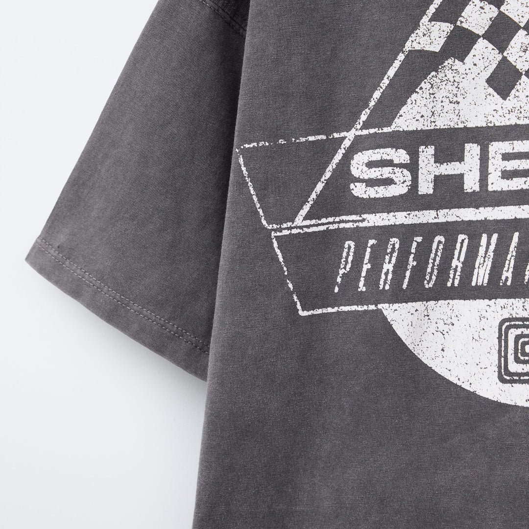 Moudda ZARA - T-Shirt - Imprimé Devant Shelby - Tunisie 4
