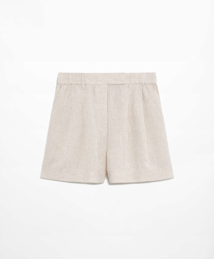 Moudda Oysho - Short 100% Lin Coupe Tailleur Taille Haute - Tunisie 7