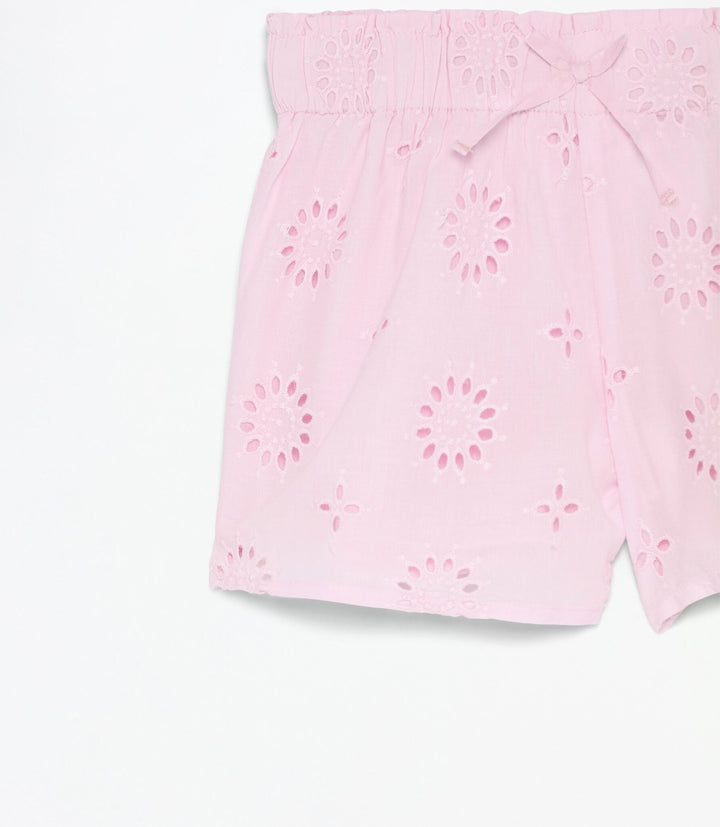 Moudda Lefties - Short Broderie Suisse - Double Gaze Fille - Tunisie 4