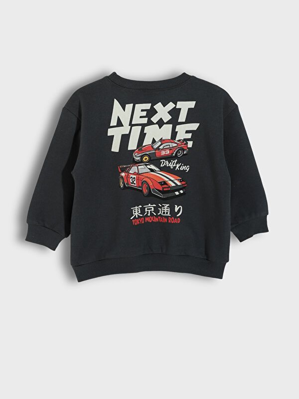 Moudda LC Waikiki - Sweatshirt en jersey Garçon Anthracite - Tunisie 2