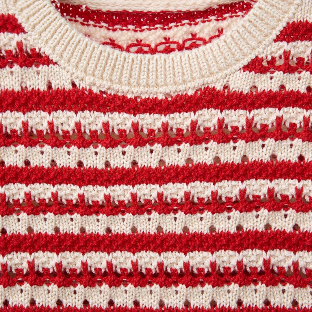 Moudda ZARA - Pull Enfant - Rayures Rouges (6T) - Tunisie 3