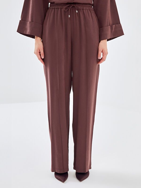 Moudda LC Waikiki - Pantalon tissé moyen Femme Brun clair - Tunisie 2