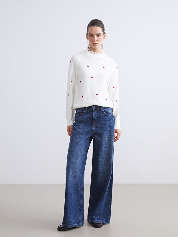 Moudda LC Waikiki - Pantalon jean tissé basique Femme Rodéo noir - Tunisie 1