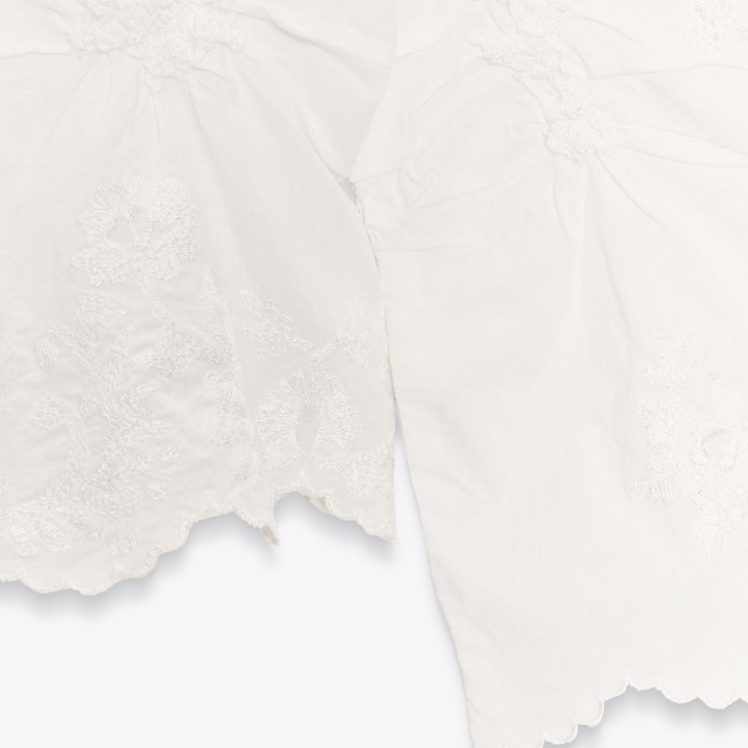 Moudda ZARA - Blouse - Col Polo, Fronces & Broderie - Tunisie 3