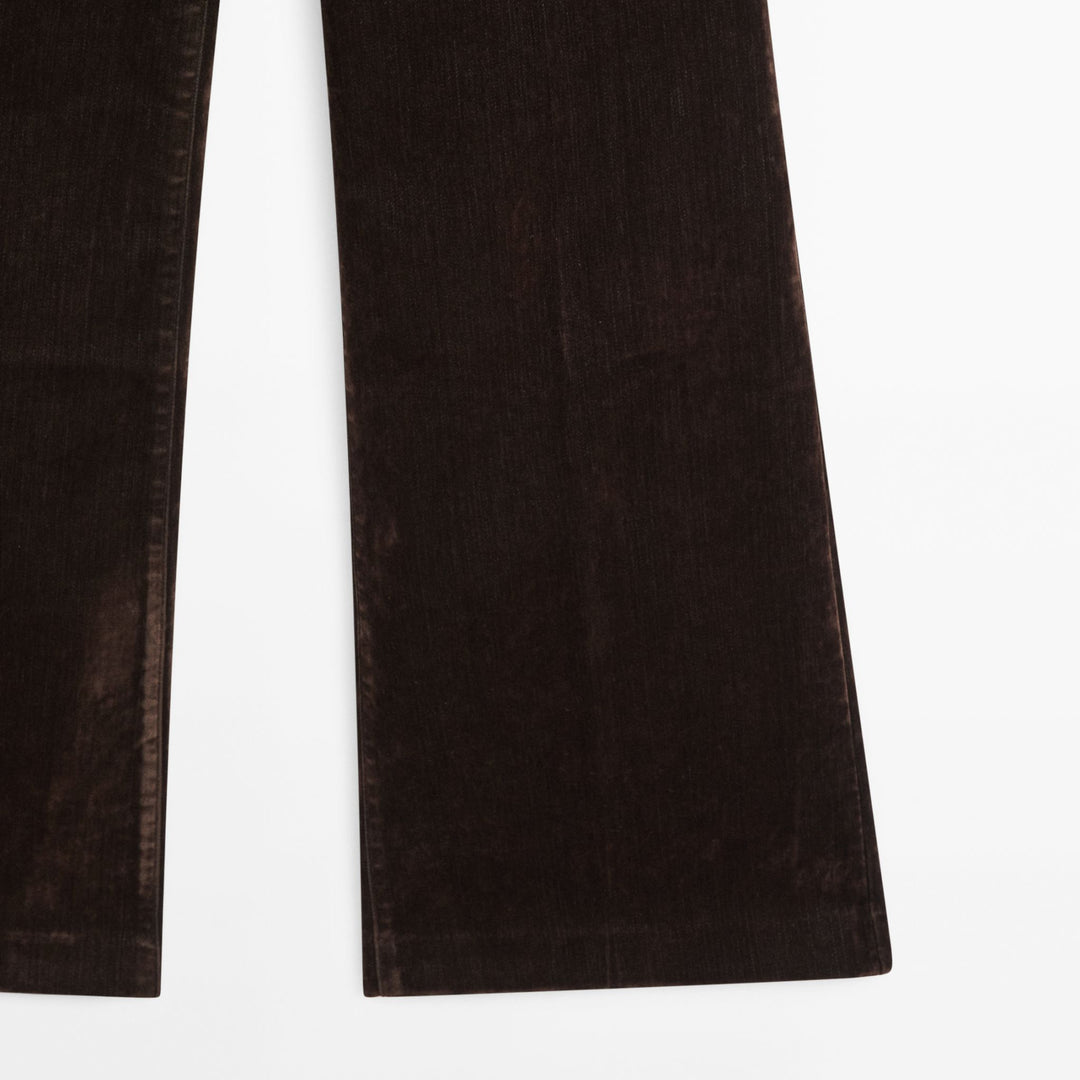 Moudda Massimo Dutti - Jean marron flocké évasé - Tunisie 6
