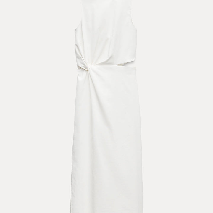 Moudda ZARA - Robe mi-longue élastique découpe - Tunisie 2