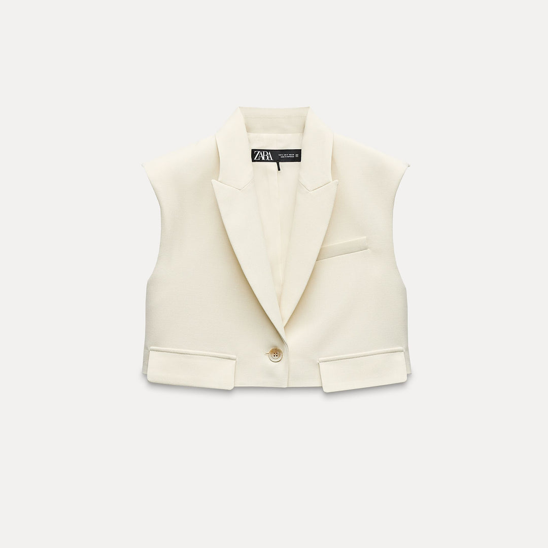 Moudda ZARA - Ensemble gilet court, patte de boutonnage - Tunisie 1