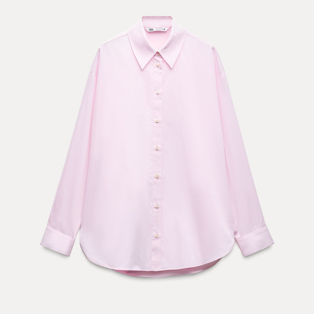 Moudda ZARA - Chemise en coton sergé, coupe oversize - Tunisie 2