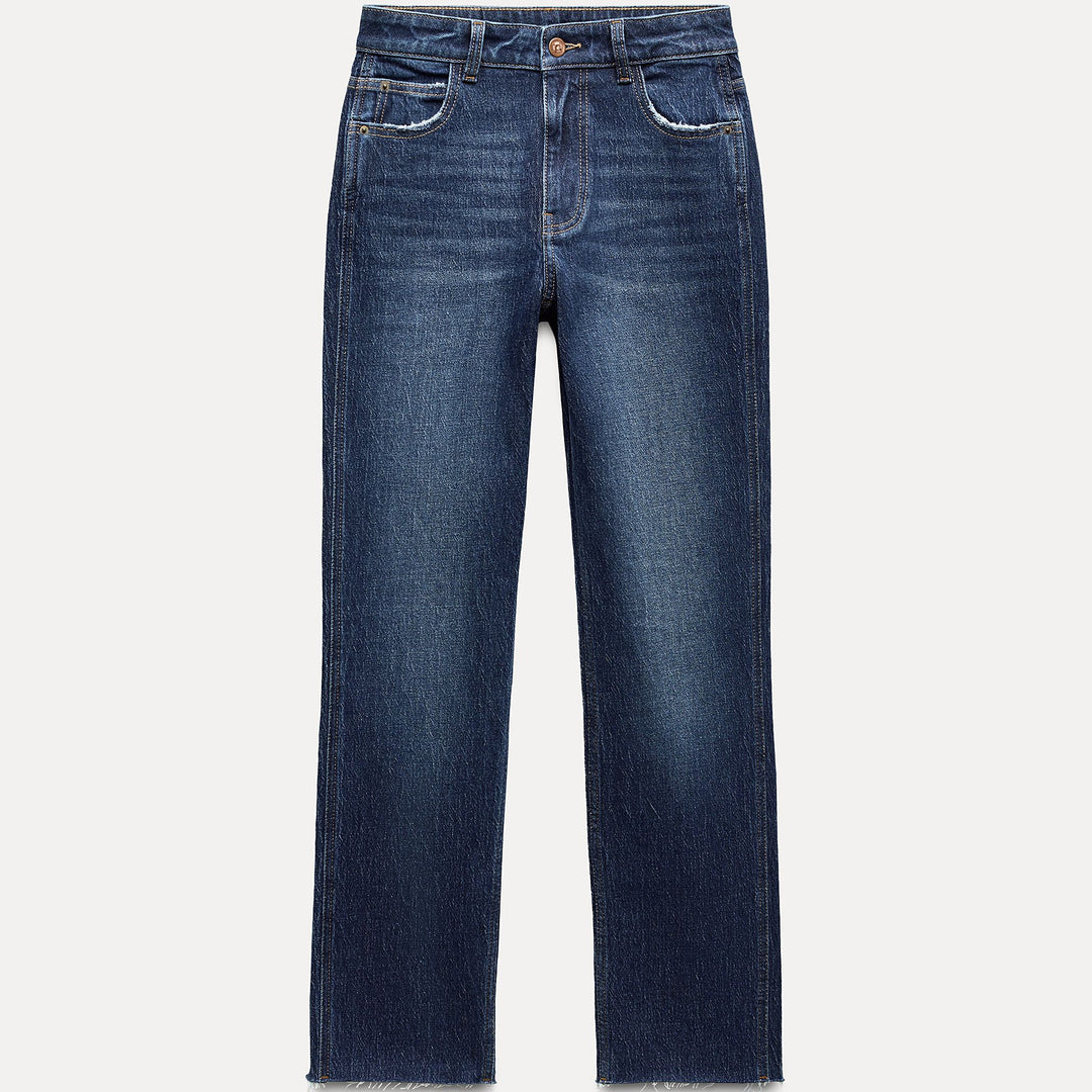 Moudda ZARA - Jean Slim Taille Haute Longueur Cheville - Tunisie 1