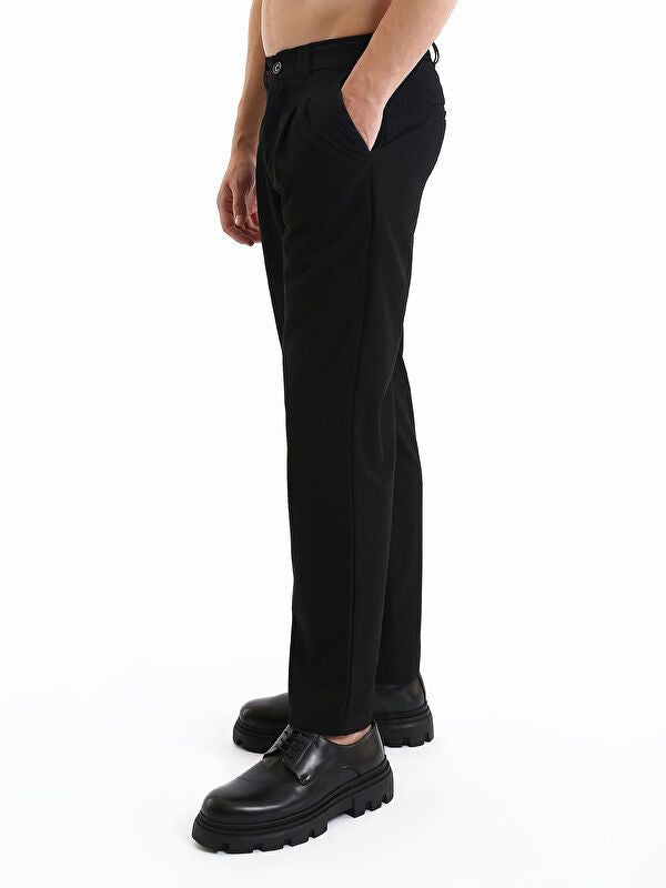 Moudda LC Waikiki - Pantalon tissé moyen Homme Noir - Tunisie 4