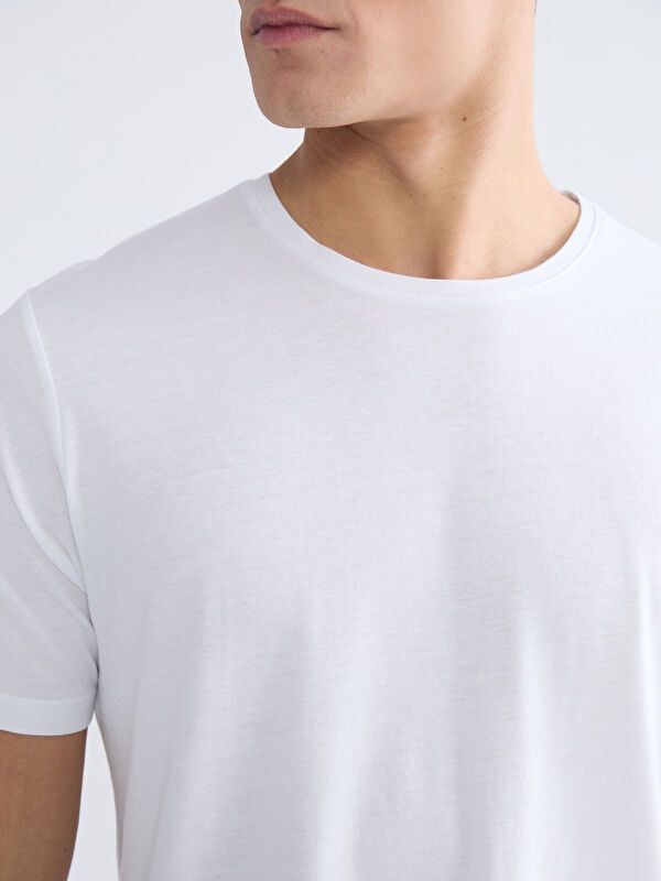 Moudda LC Waikiki - T-shirt basique col rond manches courtes en jersey pour Homme - Tunisie 3