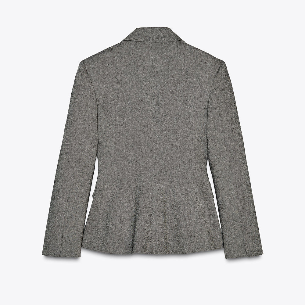 Moudda ZARA - Ensemble Blazer - Aspect Moucheté & Croisé Asymétrique - Tunisie 2