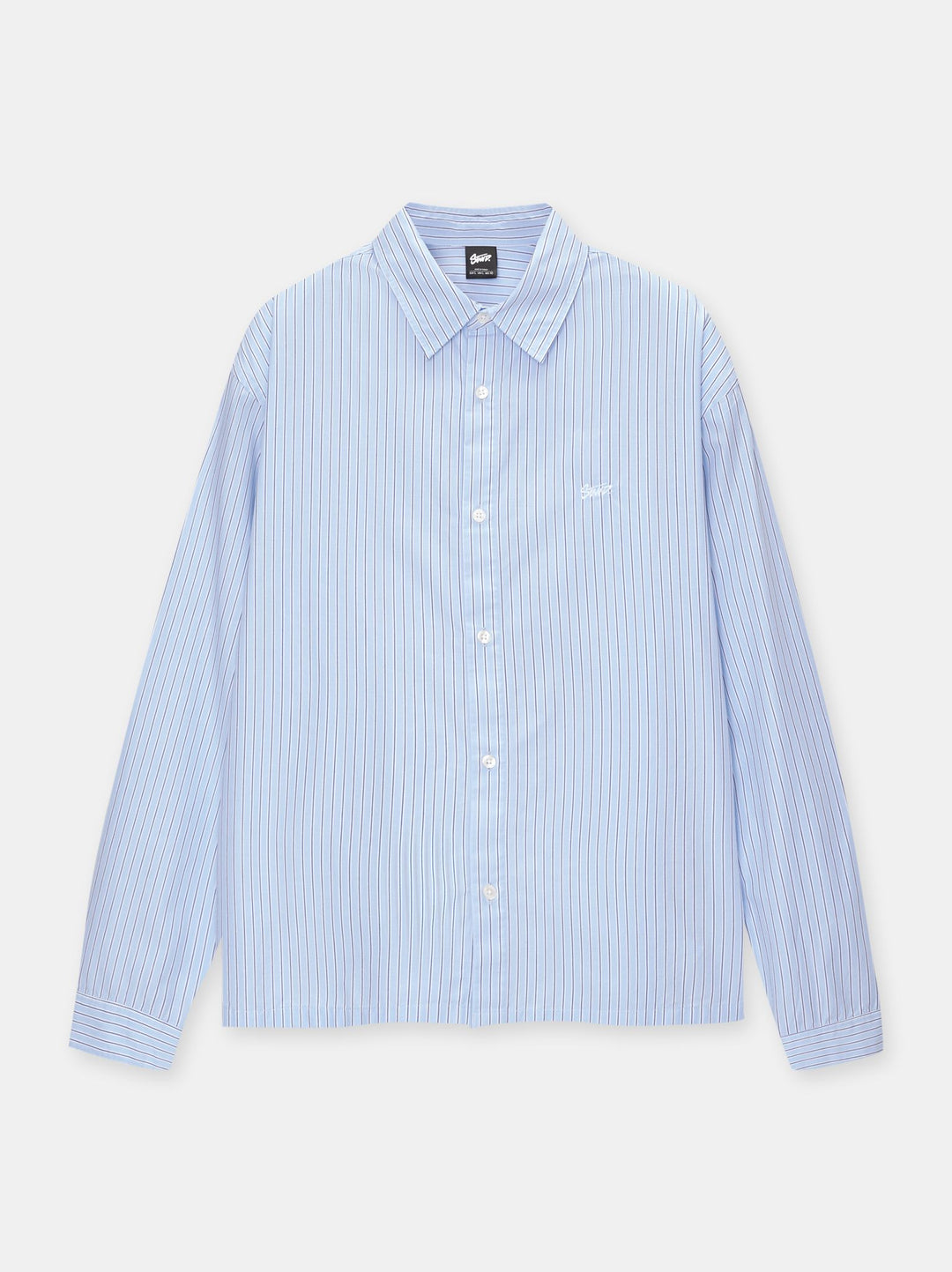 Moudda PULL & BEAR - Chemise Manches Longues Popeline Rayures Crop STWD - Tunisie 2