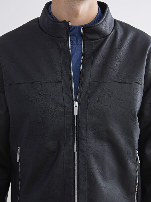 Moudda LC Waikiki - Manteau d'hiver en similicuir pour Homme - Tunisie 3