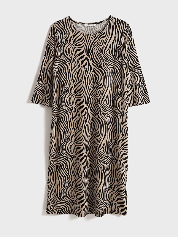 Moudda LC Waikiki - Robe en jersey uncv à manches longues pour Femmes - Tunisie 3