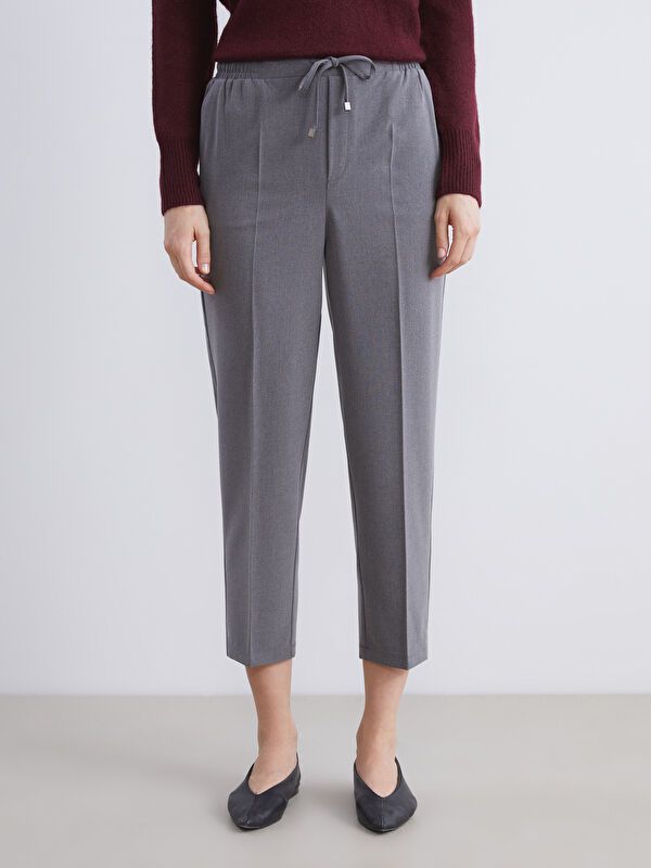 Moudda LC Waikiki - Pantalon tissé moyen Femme Mélange de gris - Tunisie 2