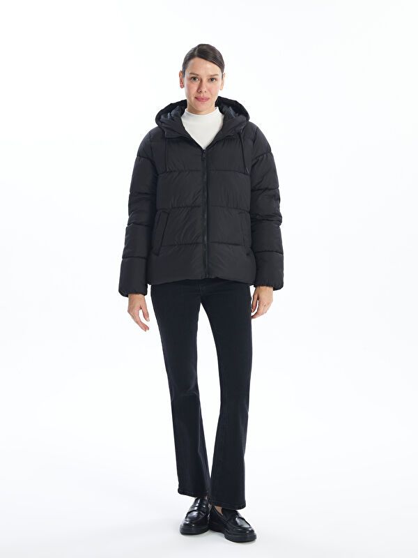 Moudda LC Waikiki - Manteau matelassé en nylon Femme Noir - Tunisie 2