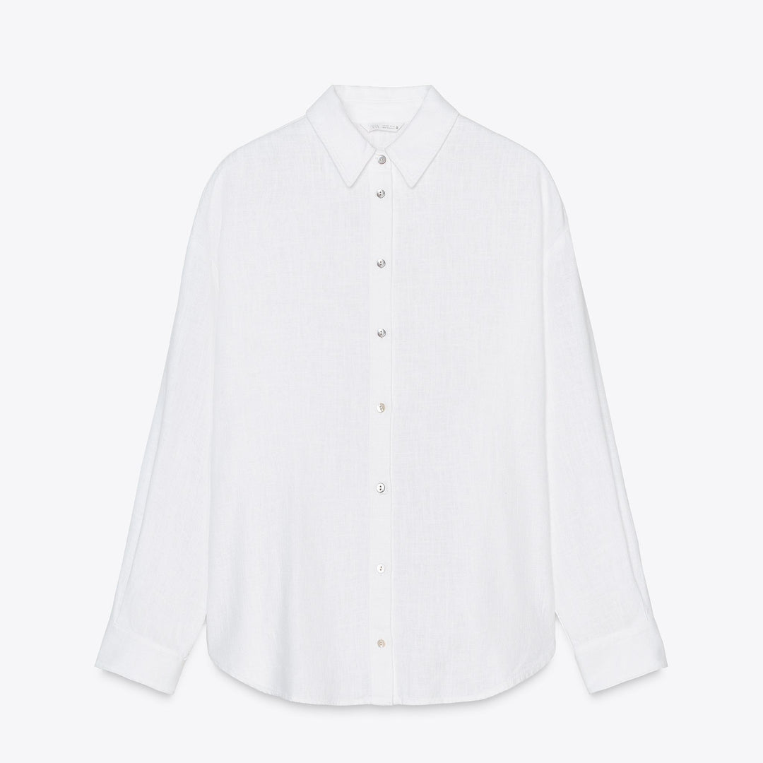 Moudda ZARA - Chemise Lin - Oversize & Manches Longues - Tunisie 1