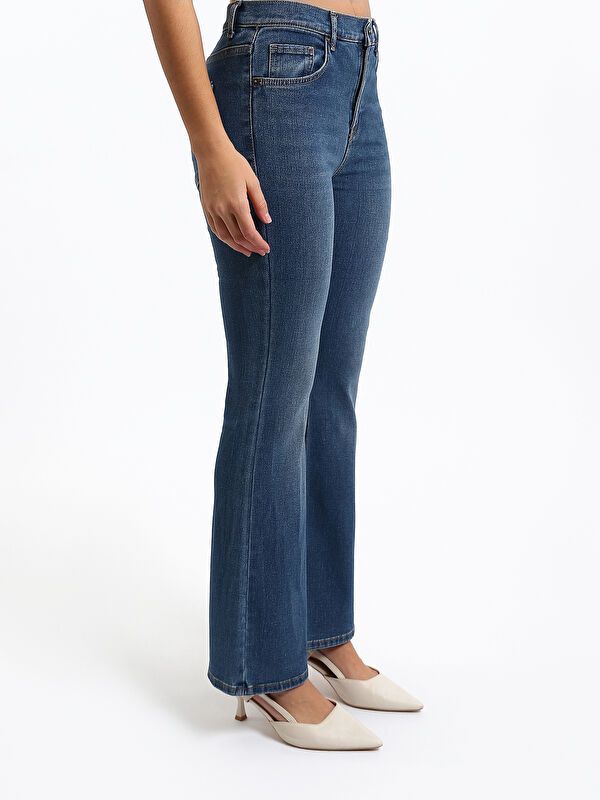Moudda LC Waikiki - pantalon en jean tissé pour Femmes - Tunisie 4