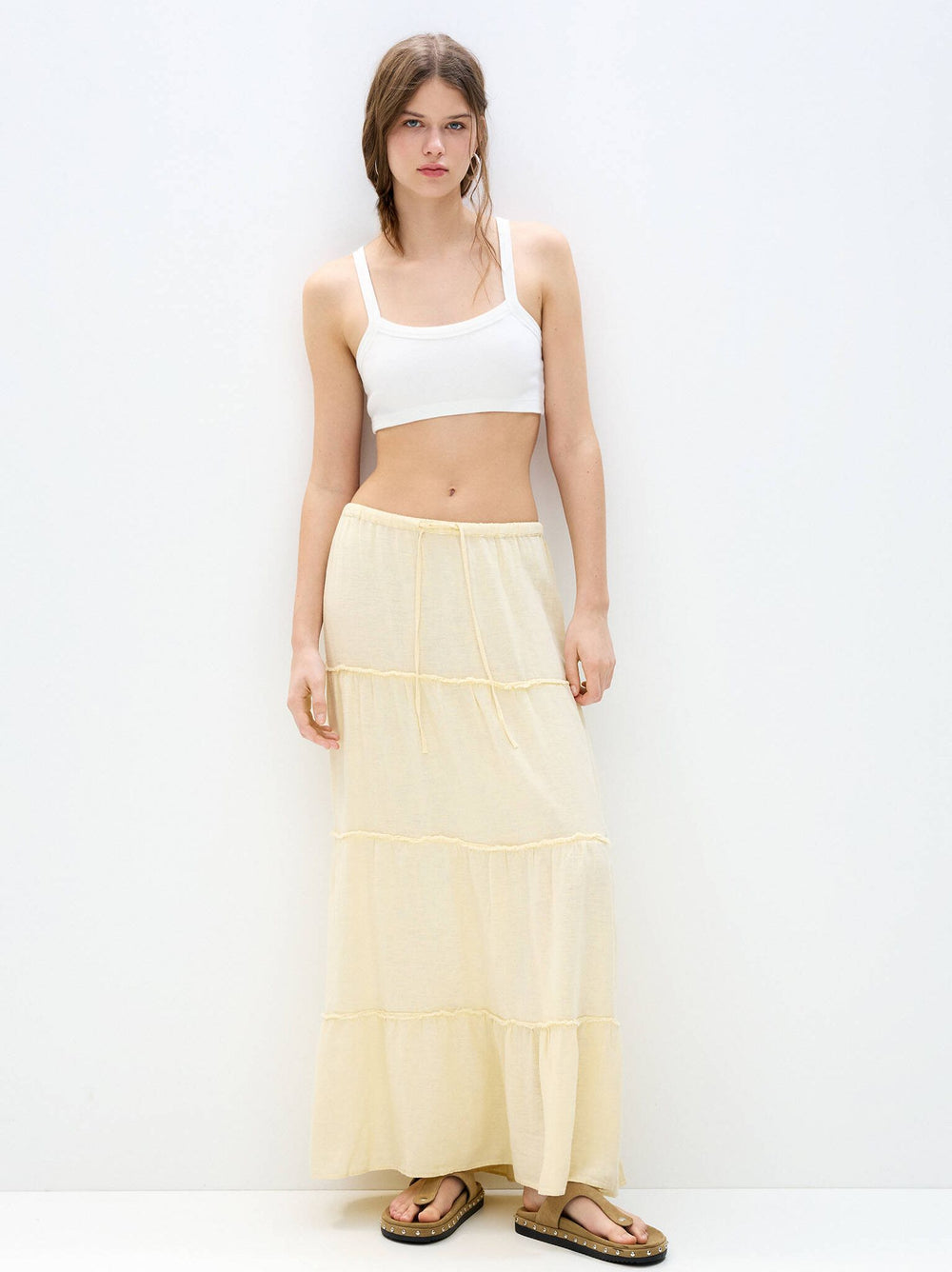 Moudda PULL & BEAR - Ensemble Jupe Pacific - Panneaux & Volants - Tunisie 2