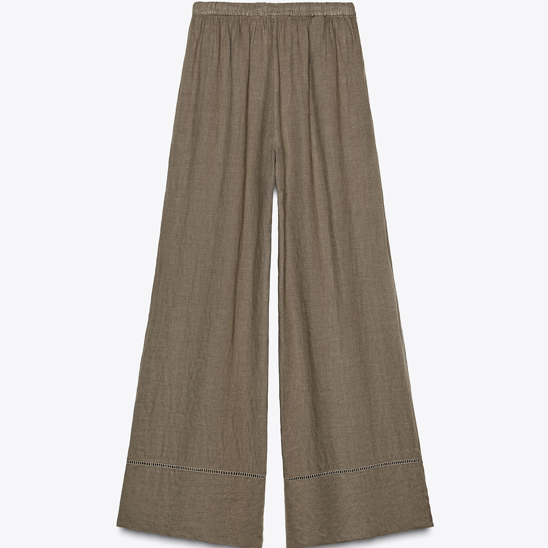 Moudda ZARA - Pantalon Lin Palazo - Détail Entredos - Tunisie 2