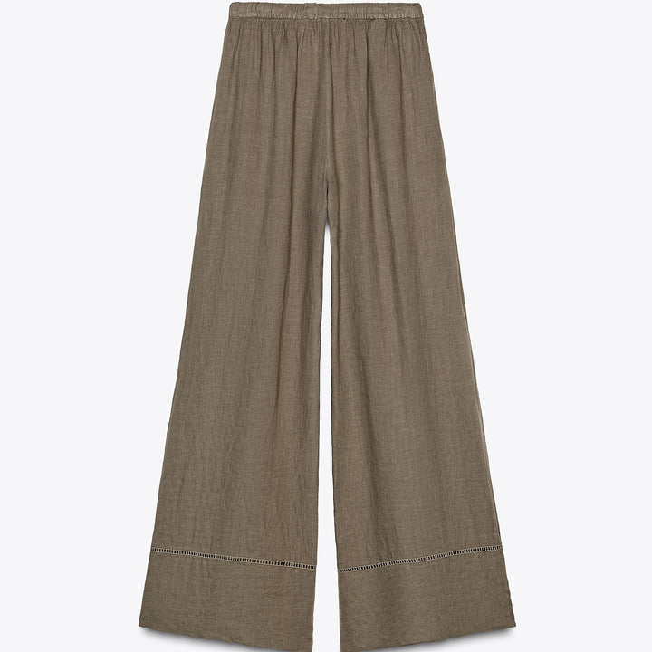 Moudda ZARA - Pantalon Lin Palazo - Détail Entredos - Tunisie 2