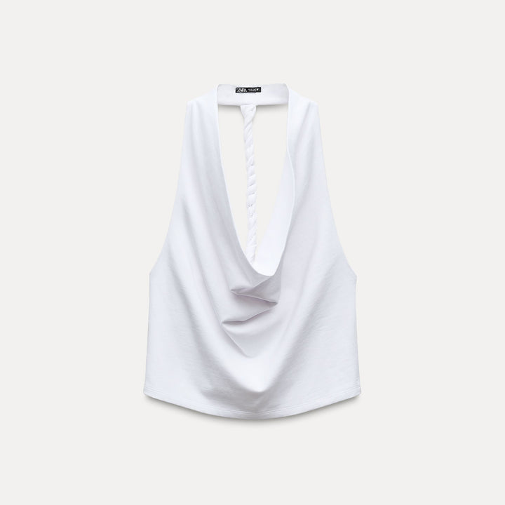 Moudda ZARA - T-shirt Dos Nu à Nœud - Tunisie 2