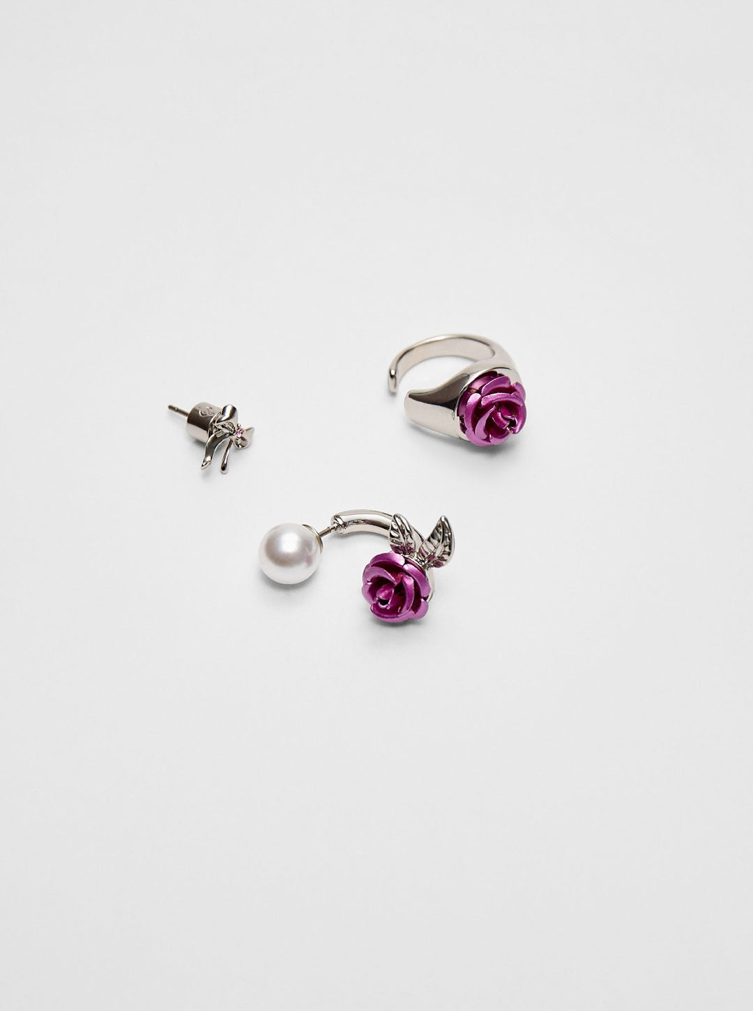 Moudda STRADIVARIUS - Lot de 3 Boucles d'Oreilles Rodeo Bloom - Tunisie 3
