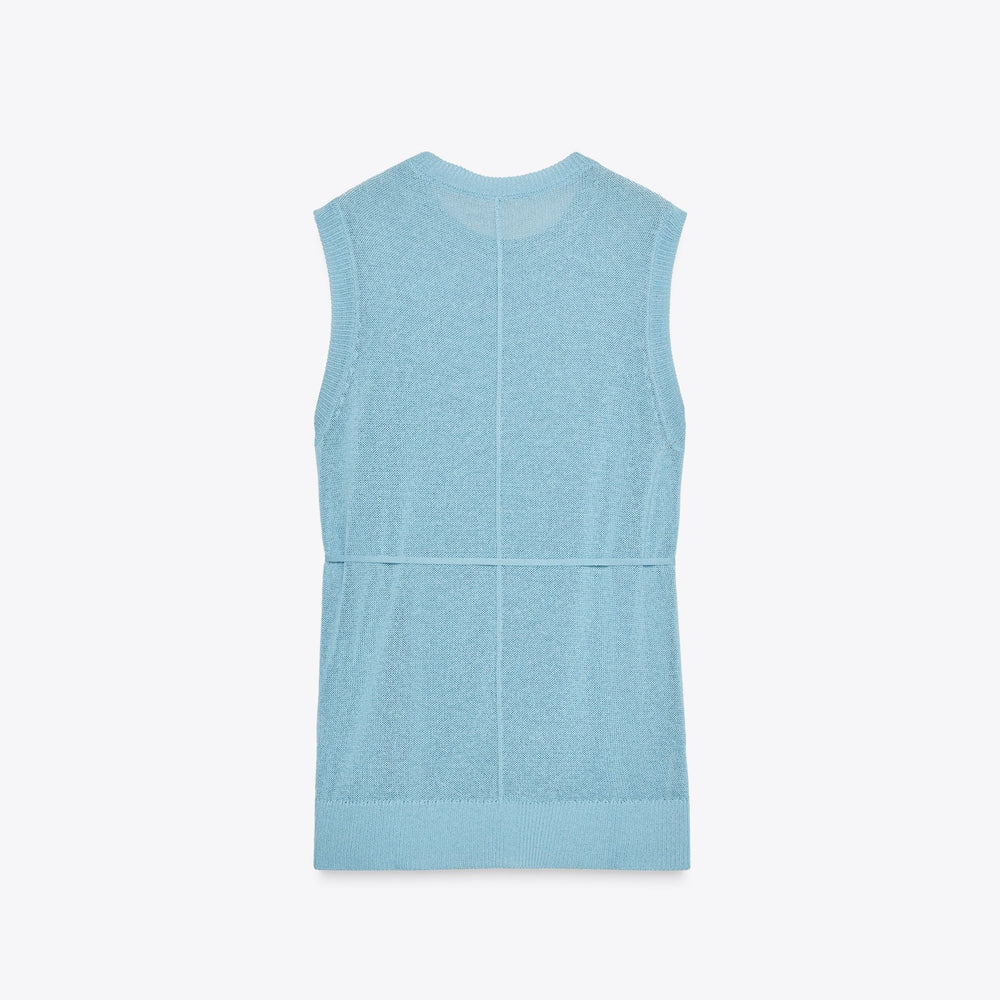 Moudda ZARA - Body - Col Caja, Sans Manches & Ceinture - Tunisie 2