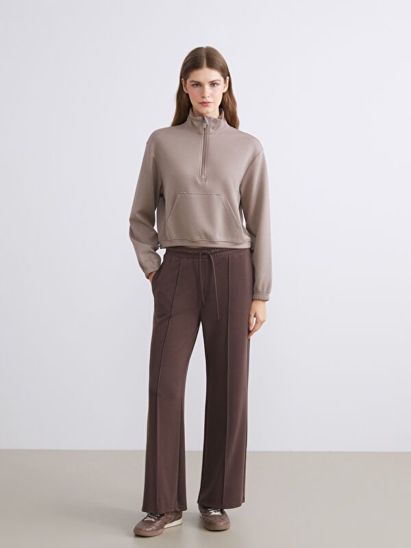 Moudda LC Waikiki - Pantalon en jersey Femme Brun - Tunisie 1