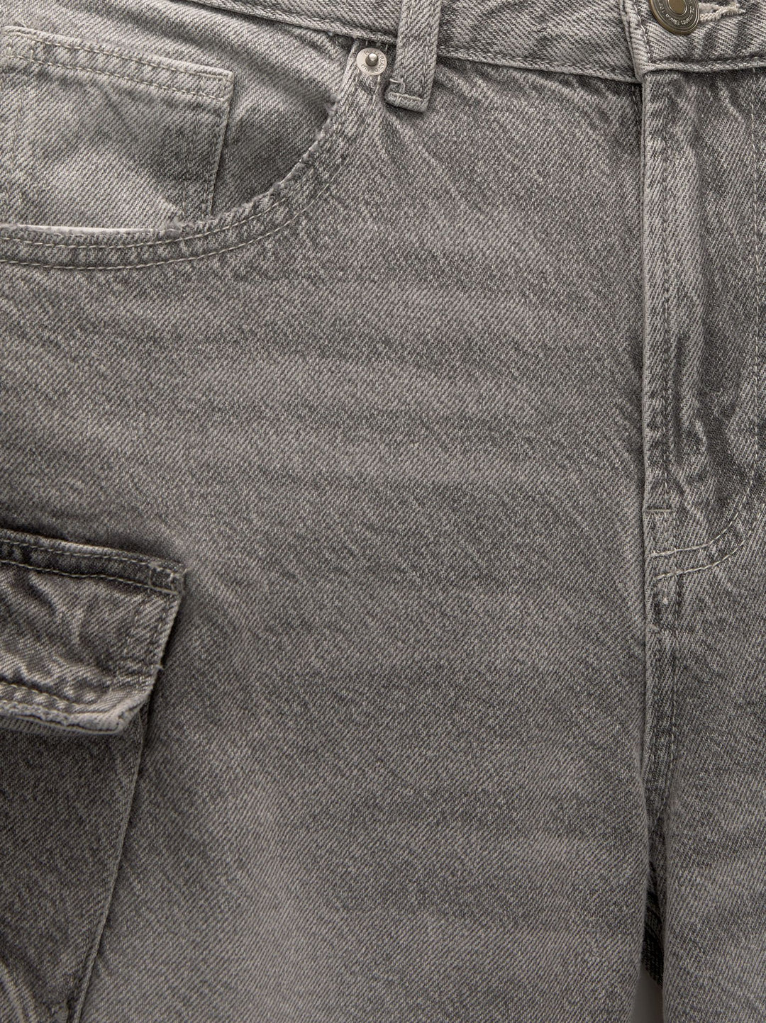 Moudda PULL & BEAR - Bermuda Cargo Longue Denim - Tunisie 2