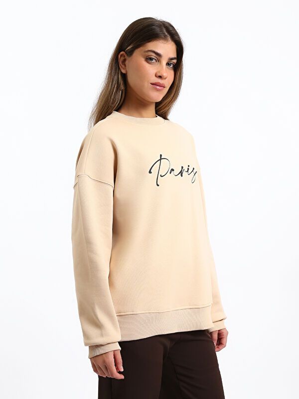 Moudda LC Waikiki - Sweat-shirt en jersey imprimé pour Femmes - Tunisie 4